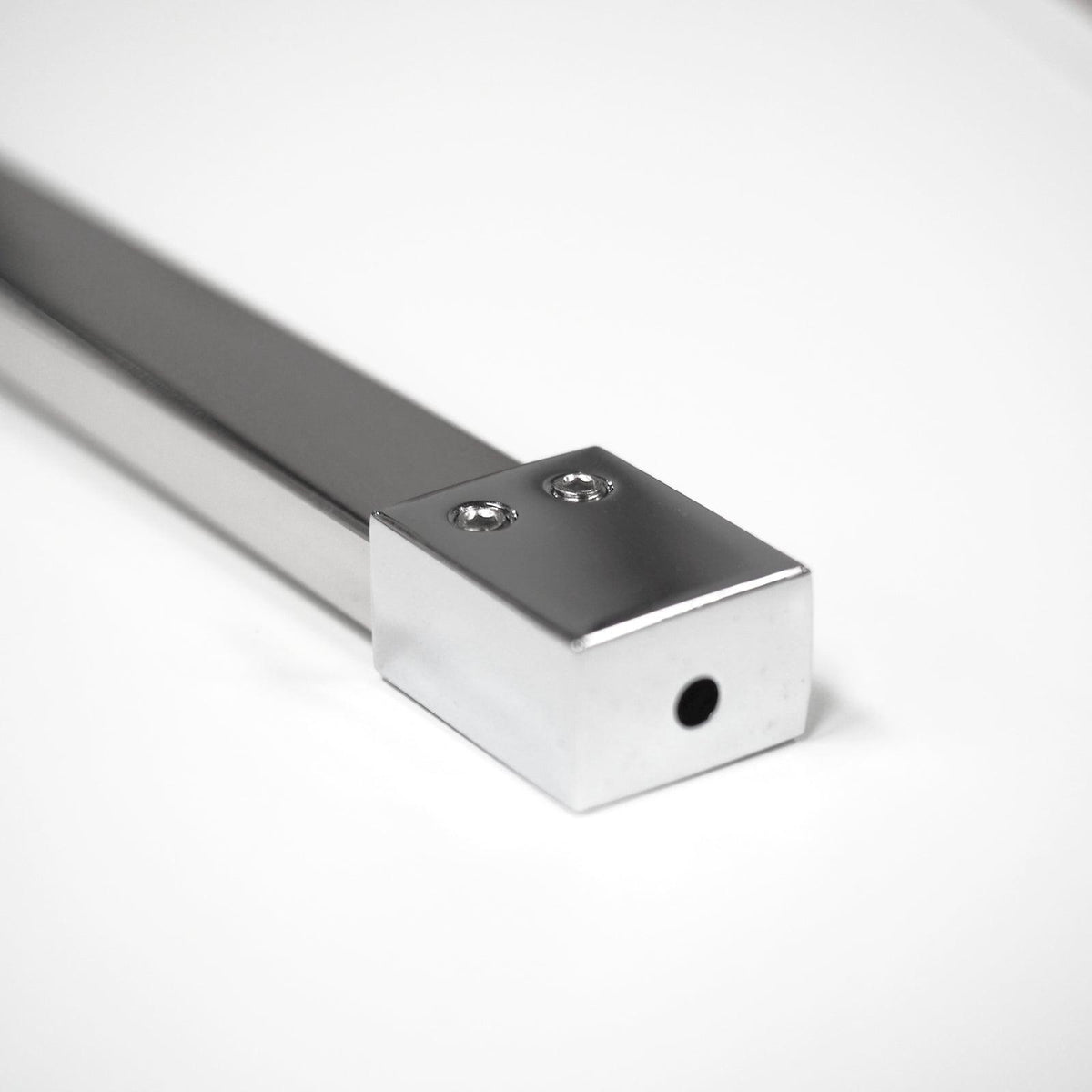 Stabilisator-Stange Für Glas-Duschwand – Verstellbar 73–121 Cm, Für Glasstärke Bis 10 Mm, Schwarz