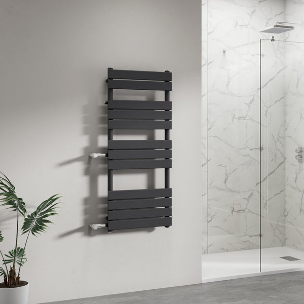 SARDORA Design Badheizkörper Handtuchheizung Seitenschluss Nabenabstand 500 mm & 900 mm