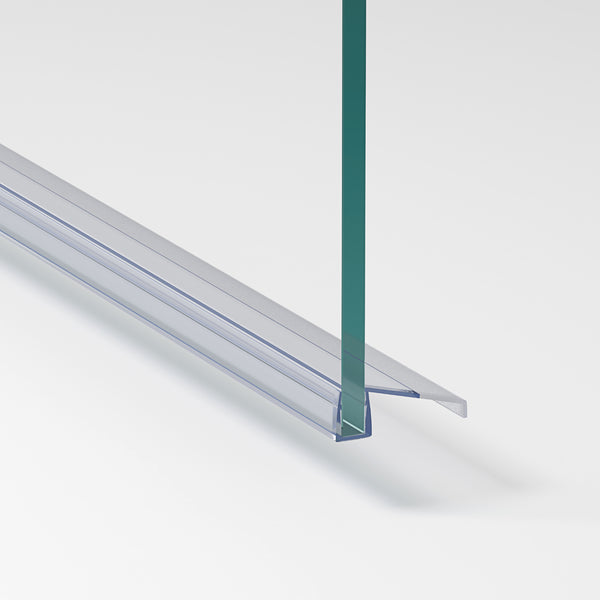 GUGLIEMO Duschdichtung Schiebetür Wasserabweiser Bodendichtung für Duschtür Gerade Glasstärke 5mm/ 6mm