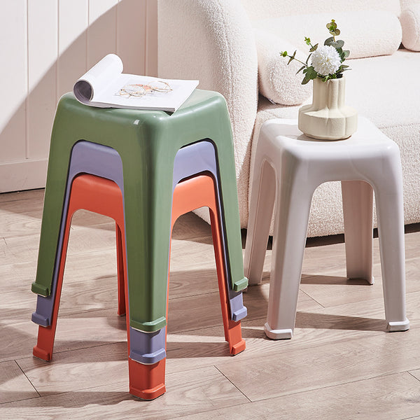 BIRNHORN Design Badhocker Duschhocker Sitzhocker Badezimme Dusche Wohnzimmer Stuhl aus Kunststoff Typ 1