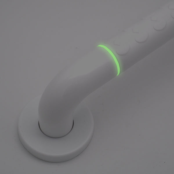 SCHNEEBERG Haltegriff für Badezimmer Dusche Rutschfest weiß 60 cm