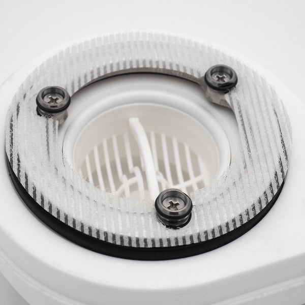 SCHÖPFL Haarfänger Haarsieb für Duschablaufgarnituren & 90 mm Abflüsse Haarfilter