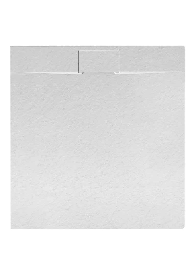 HOCHKÖNIG SMC Duschwanne Brausewanne Duschtasse Steinoptik Superflach Rutschfest 100x100 cm 100x120 cm 100x140 cm mit / ohne Ablaufgarnitur