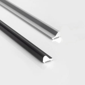 Schwallschutzleiste Dusche Duschwanne Badewanne Aluminium gerade Wasserabweiser Länge 120 cm - WITEN&NOCK