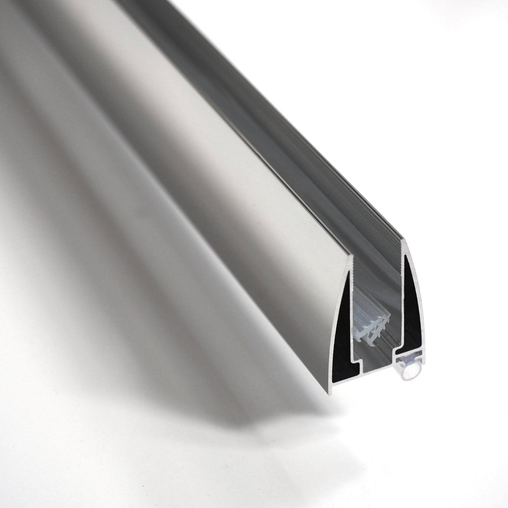 Wandanschlussprofil aus Aluminium für Walk In Dusche Glasstärke 8 mm 10 mm - WITEN&NOCK