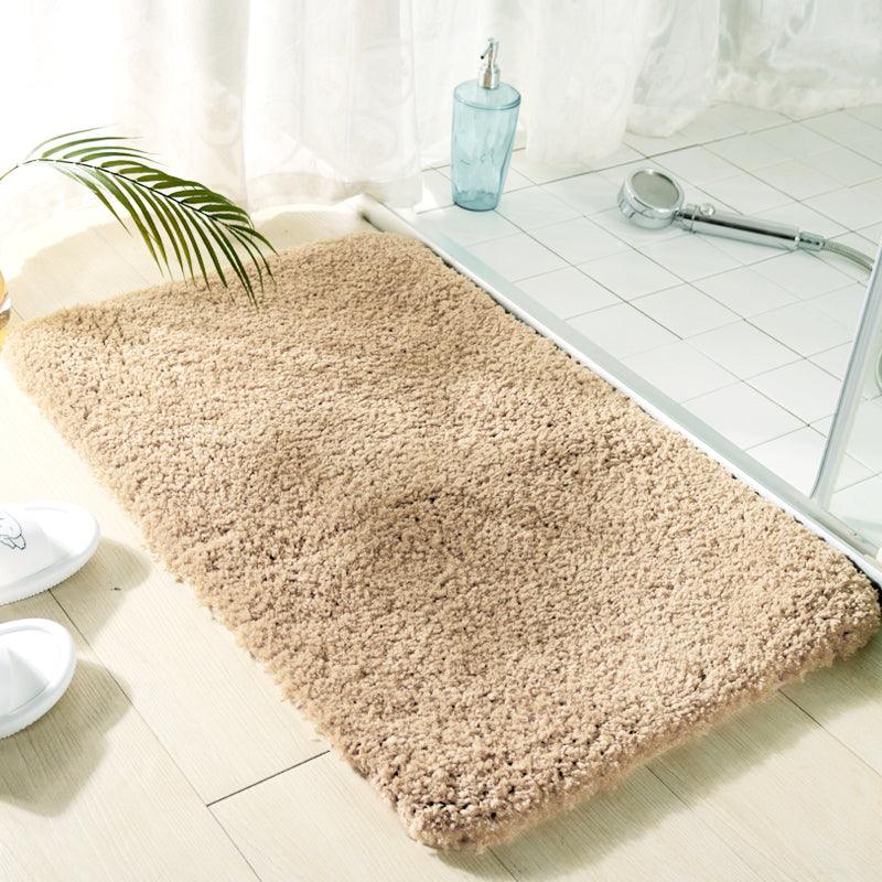 Badteppich Badematte Badvorleger Duschvorleger für Badezimmer 40x60 cm 50x80 cm 60x90 cm Camel - WITEN&NOCK