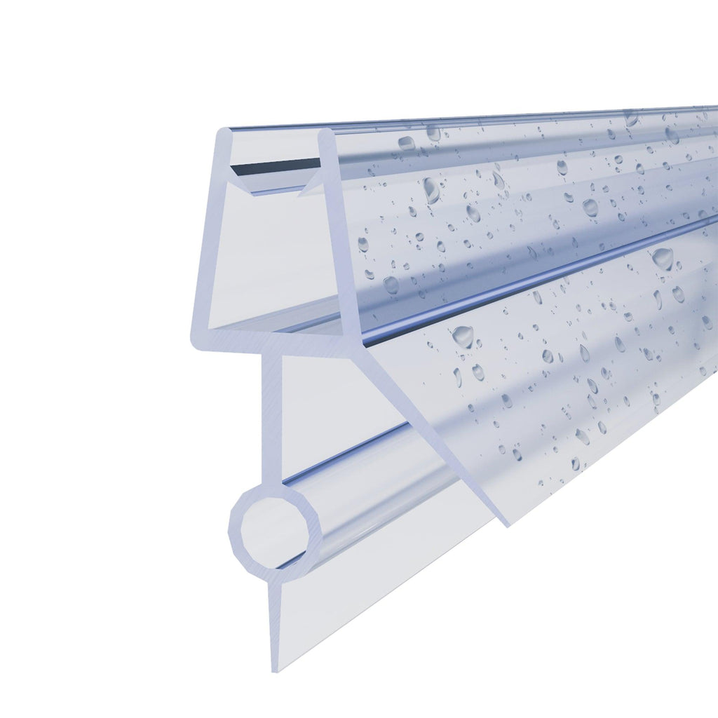GUGLIEMO Duschdichtung Ersatzdichtung Wasserabweiser Bodendichtung für Duschtür Gerade Glasstärke 5mm 6mm 8mm - WITEN&NOCK