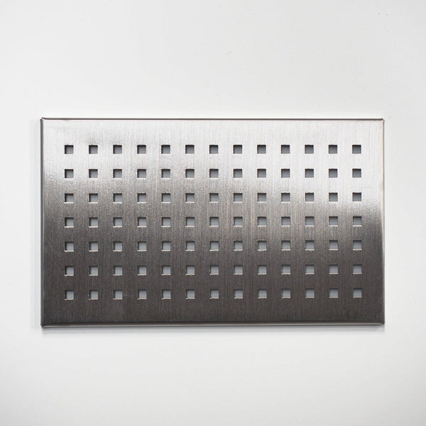 SCHÖPFL Abdeckung aus Edelstahl für SMC Duschwanne 120x200 mm - WITEN&NOCK