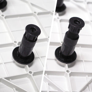 SCHÖPFL Montagefüße Set für SMC Duschwanne höhenverstellbare Wannenfüße Fußgestell TYP B - WITEN&NOCK