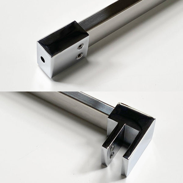 Stabilisator Edelstahl für Walk In Duschwand Länge 100 / 120 cm - WITEN&NOCK