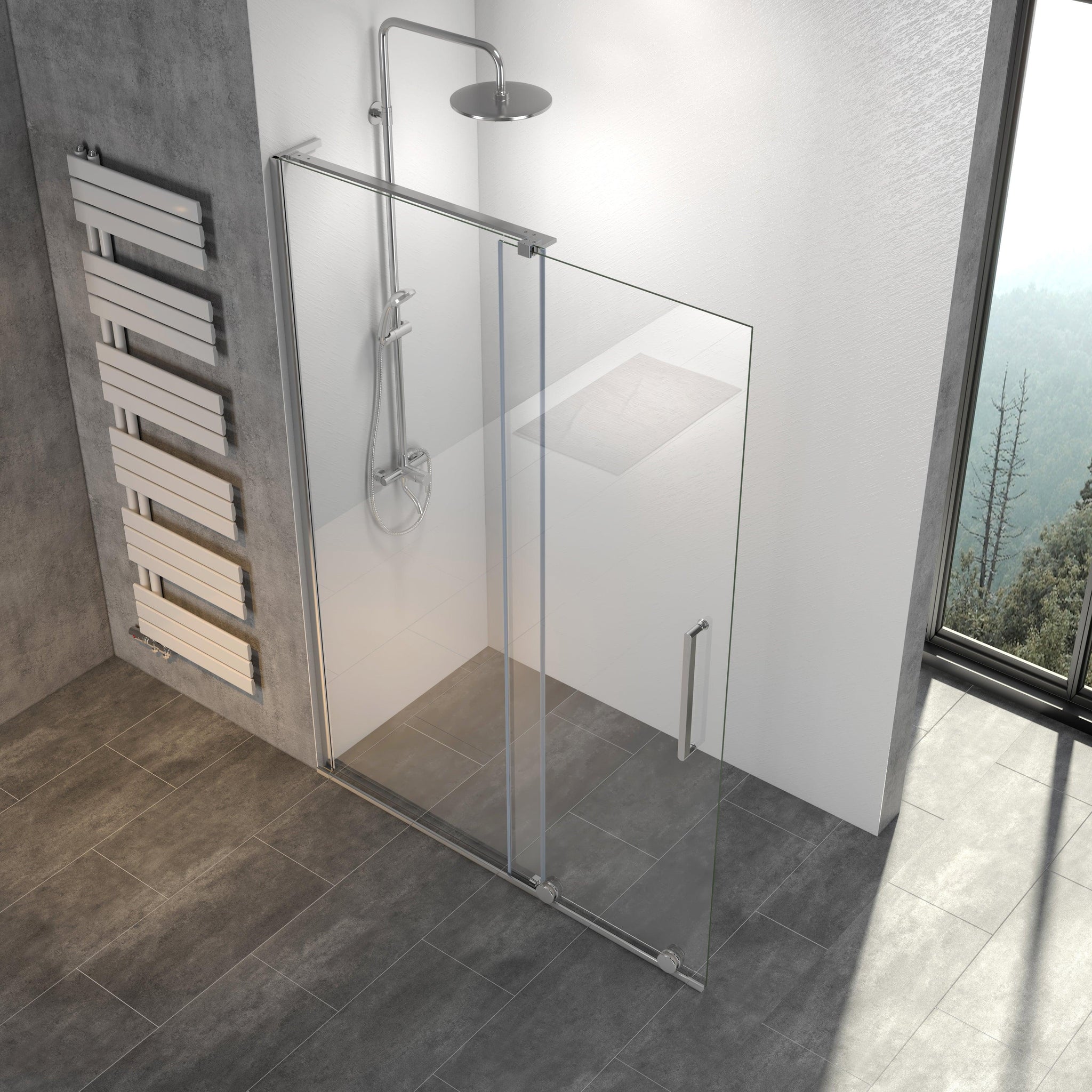 Walk In Dusche Mit Schiebetr